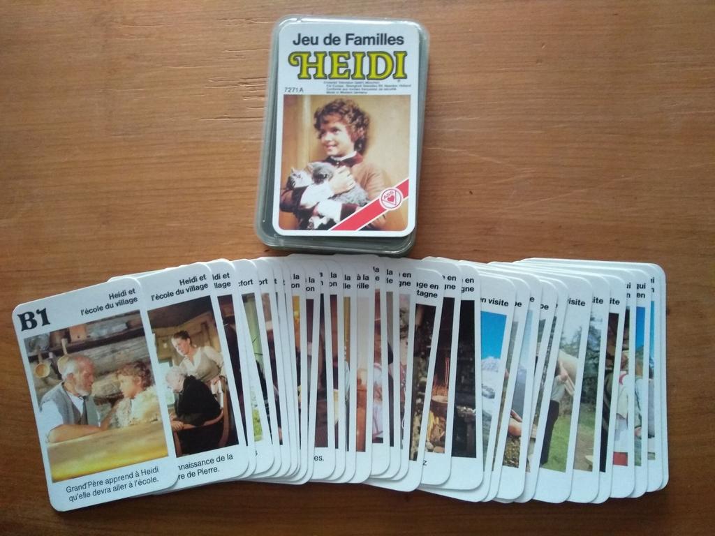 Jeu de quatuor vintage Heidi édition française, Enlèvement ou Envoi, Comme neuf