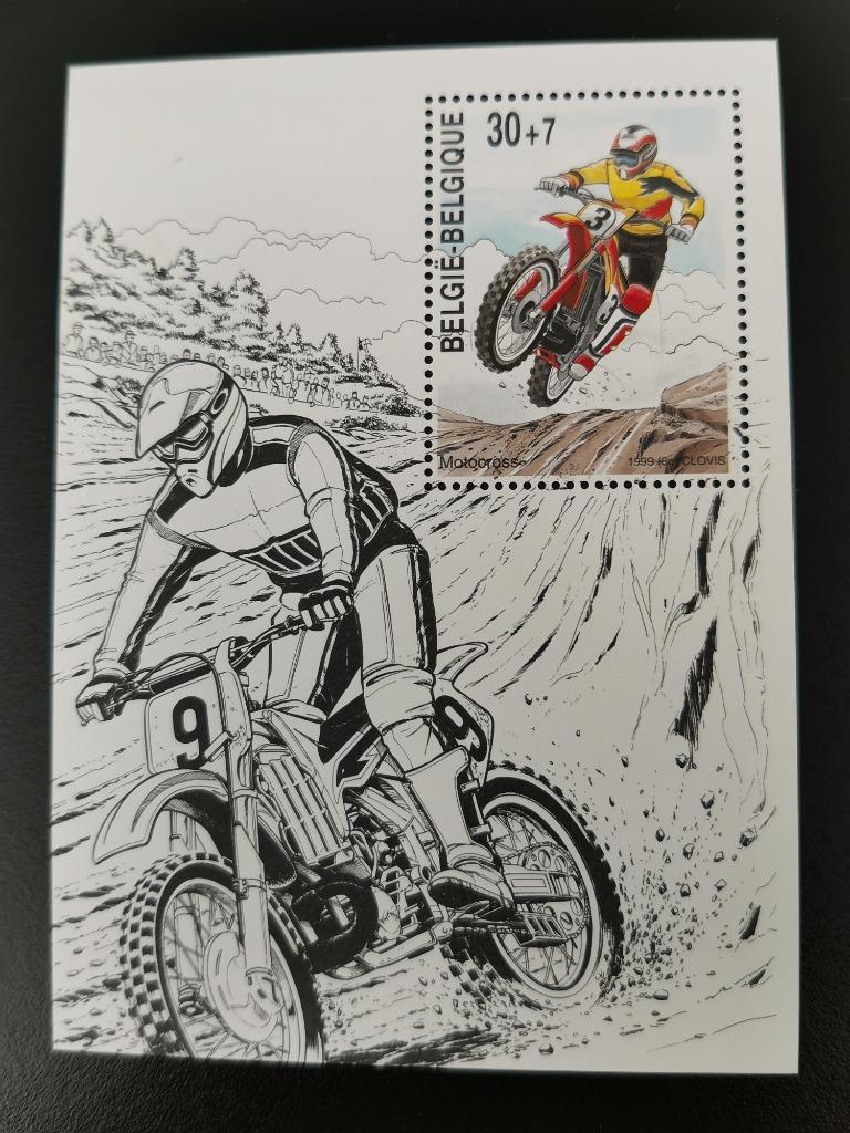 Belgie 1999 - sport - motorsport - toeslagzegel - Blok 79 **, Postzegels en Munten, Ophalen of Verzenden, Postfris, Sport