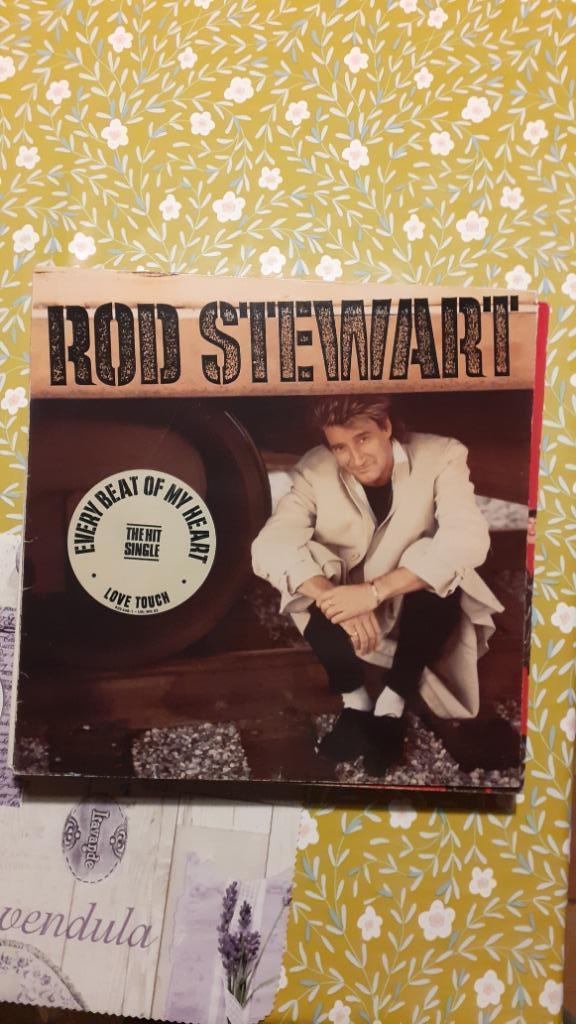 LP Rod Stewart - Every beat of my heart, Cd's en Dvd's, Ophalen of Verzenden, Gebruikt, 12 inch