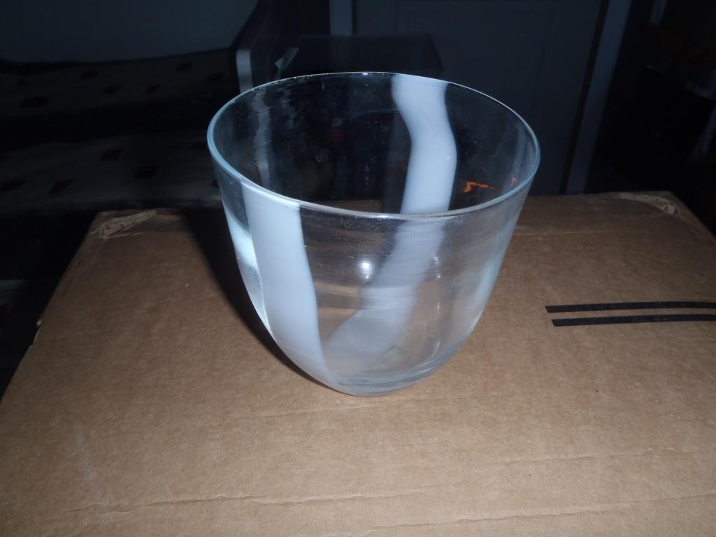 glazen cachepot, Ophalen of Verzenden, Nieuw, Overige materialen