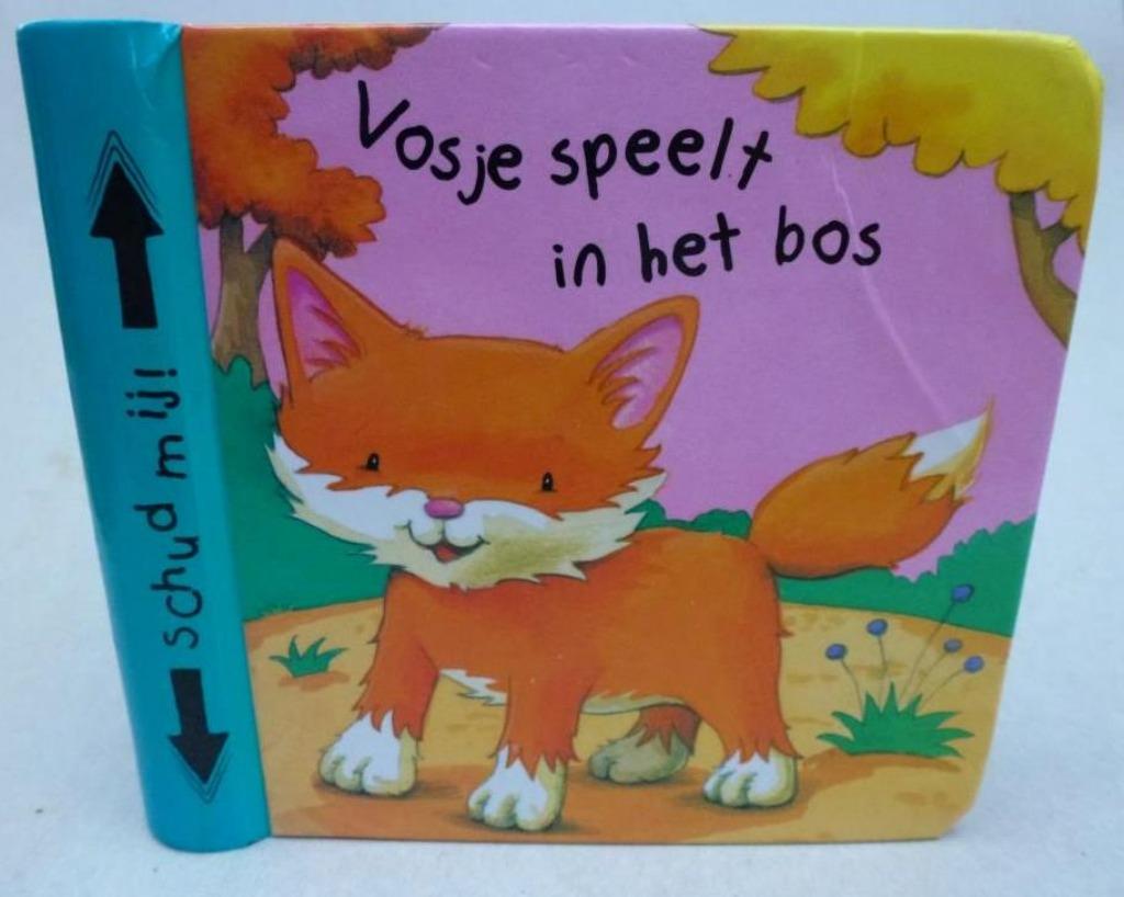Vosje speelt in het bos schud mij !, Ophalen of Verzenden, Gelezen, Uitklap-, Voel- of Ontdekboek, 6 tot 12 maanden