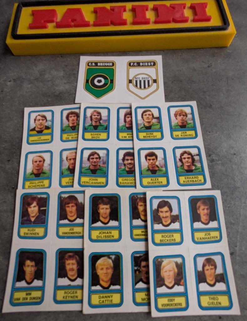 PANINI FOOTBALL 79 CERCLE BRUGGE/DIEST 7X STICKERS 1979, Verzenden