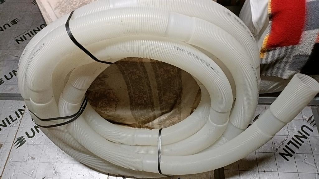 Flexibele 80mm rookgasbuis voor glaswand ketel, Ophalen