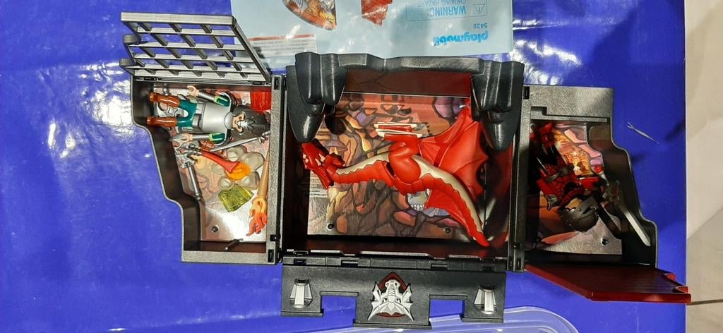5420 playmobil meeneem box ridders, Kinderen en Baby's, Speelgoed | Playmobil, Ophalen of Verzenden, Zo goed als nieuw