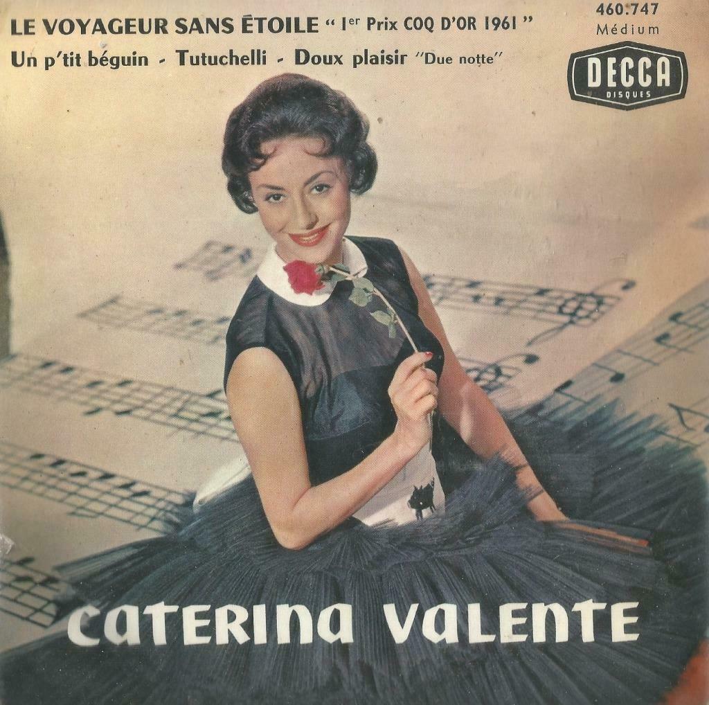 Caterina Valente – Le voyageur sans étoile / Tutuchelli - EP, Ophalen of Verzenden, Pop
