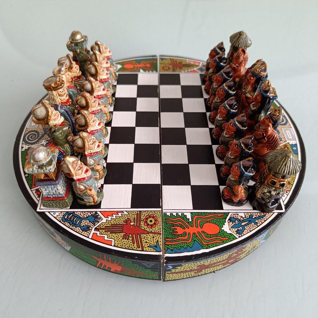 Jeu d'échecs péruvien., Enlèvement ou Envoi, Utilisé