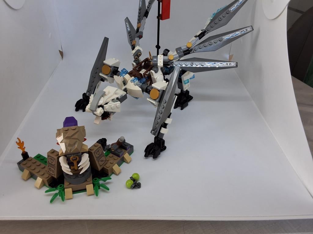Lego Ninjago 70748 Titanium Dragon, Ophalen of Verzenden, Zo goed als nieuw, Lego