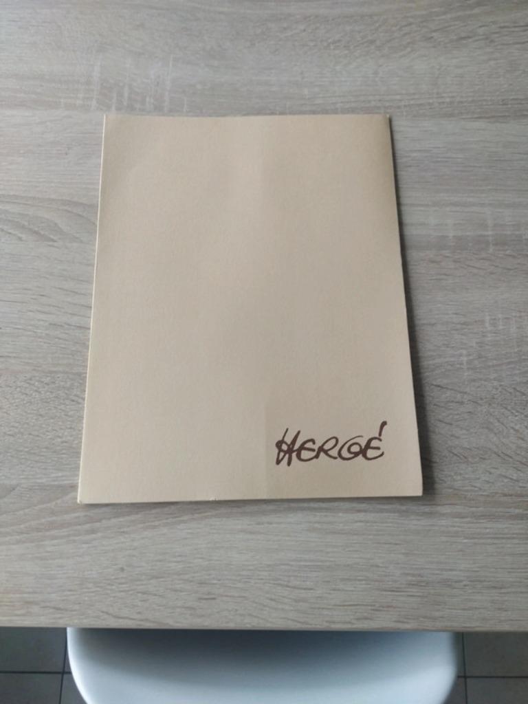 Kuifje Hergé rombaldi portfolio 1985, Boeken, Gelezen, Eén stripboek, Ophalen of Verzenden, Hergé