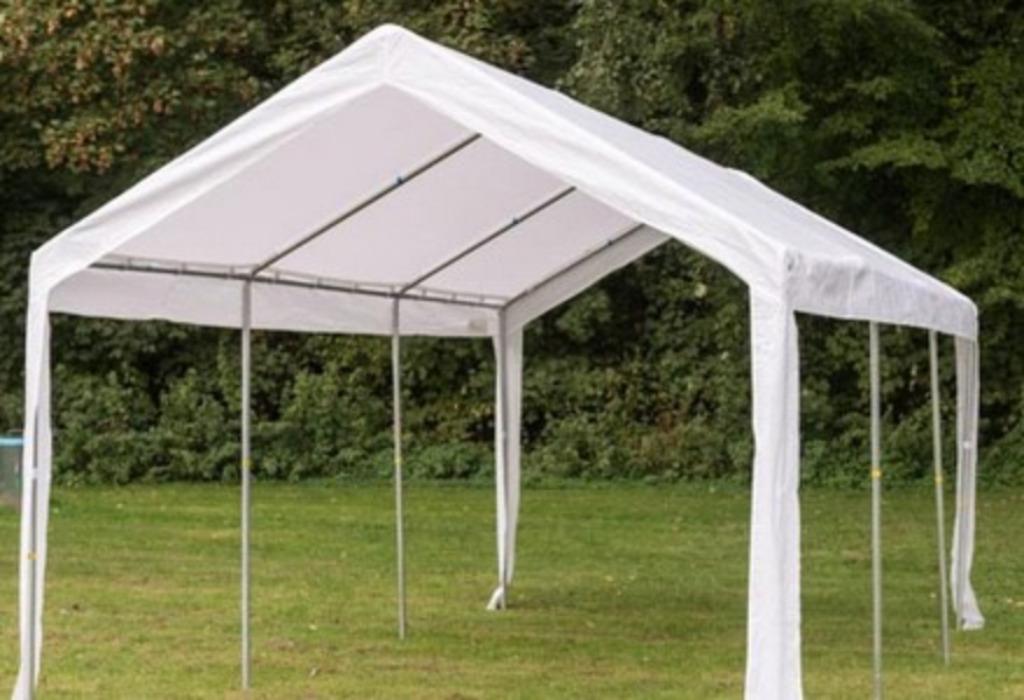 party tent, Enlèvement, Comme neuf