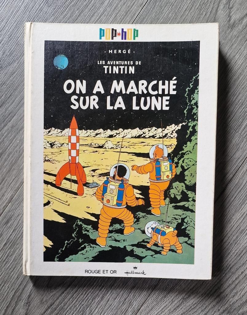 BD Pop - hop , Tintin on a Marche sur la Lune, Enlèvement ou Envoi, Utilisé