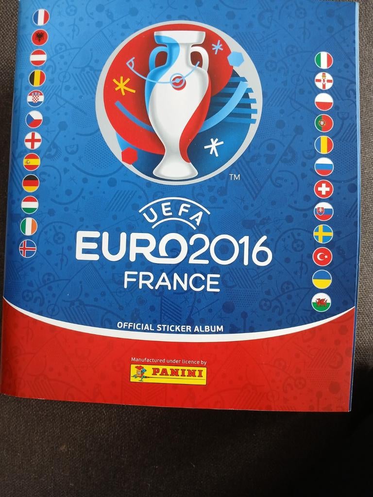 Album d'images Panini Euro 2016 complet., Enlèvement ou Envoi