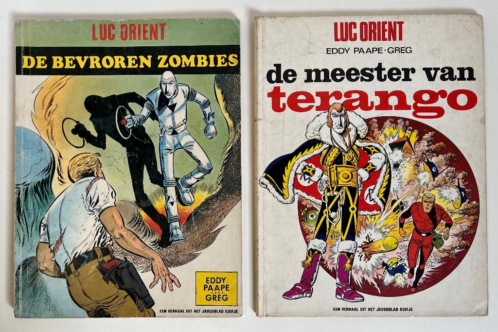 Luc Orient - 2, 3, 4, 7, 10, 12 - 1e druk 1970-1977, Envoi, Eddy paape