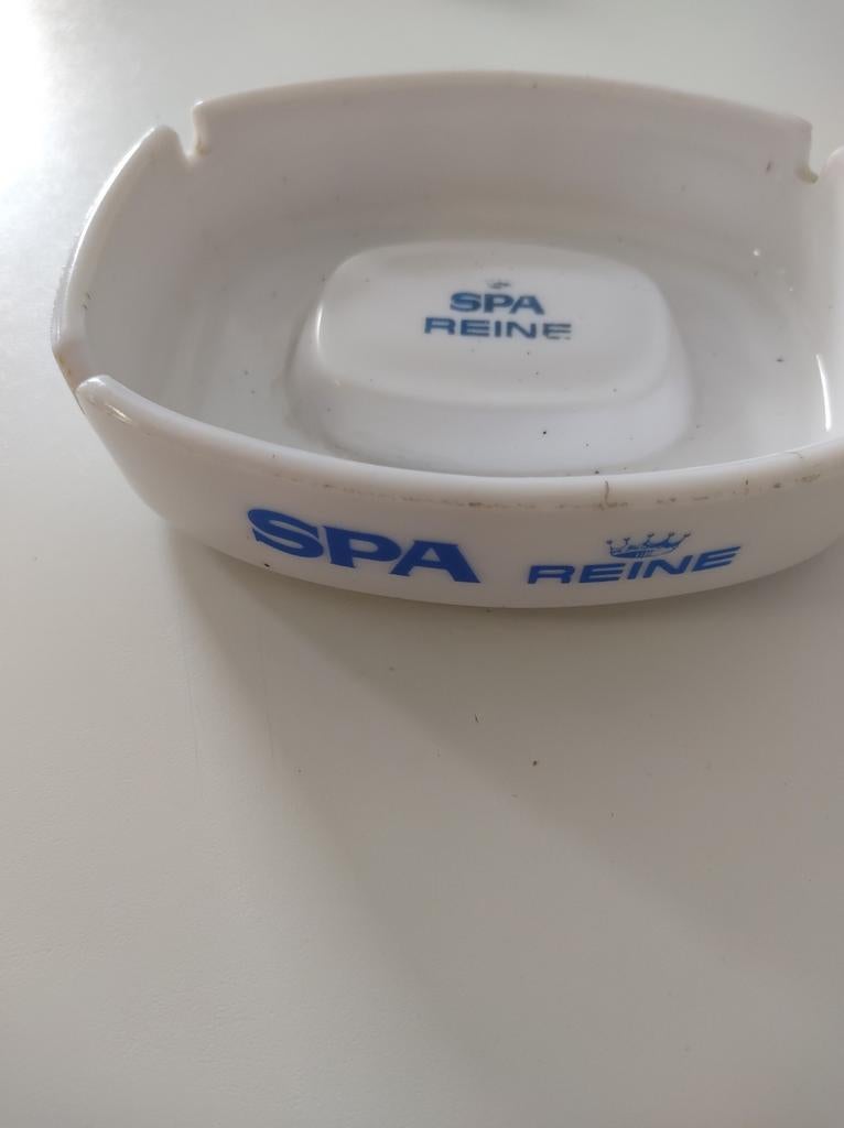 Spa Reine met kroon asbak, Ophalen of Verzenden