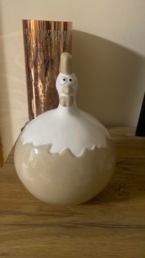 Ancienne poule j line grosse coquille d œuf, Enlèvement ou Envoi
