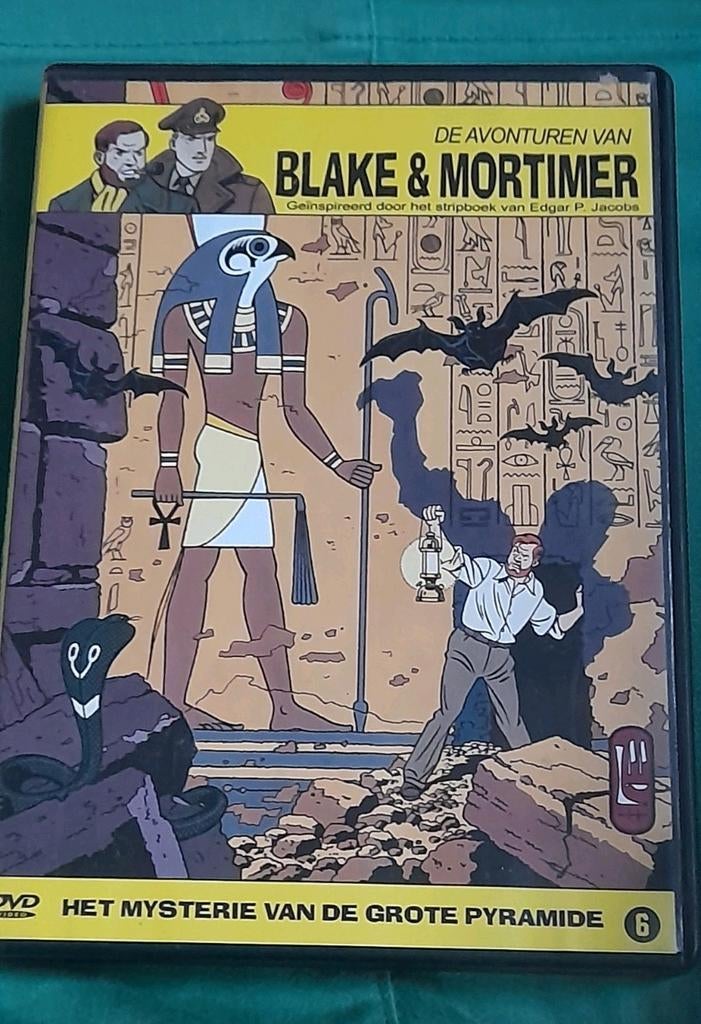 Dvd Blake & Mortimer, het mysterie van de grote pyramide, À partir de 6 ans, Enlèvement ou Envoi, Comme neuf, Dessin animé