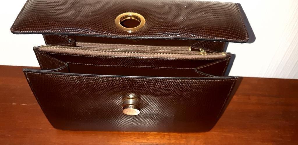 Sac à main en cuir marron, Enlèvement, Utilisé, Brun, Sac à main