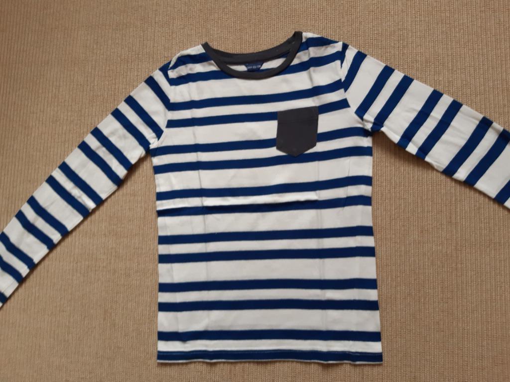 Longsleeve met streepjes Hema (122/128), Kinderen en Baby's, Kinderkleding | Maat 122, Ophalen of Verzenden, Zo goed als nieuw