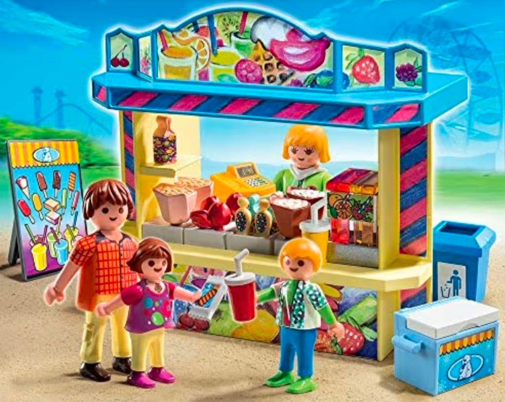 Playmobil Kermis snoepkraam set 5555, Ophalen, Zo goed als nieuw, Complete set