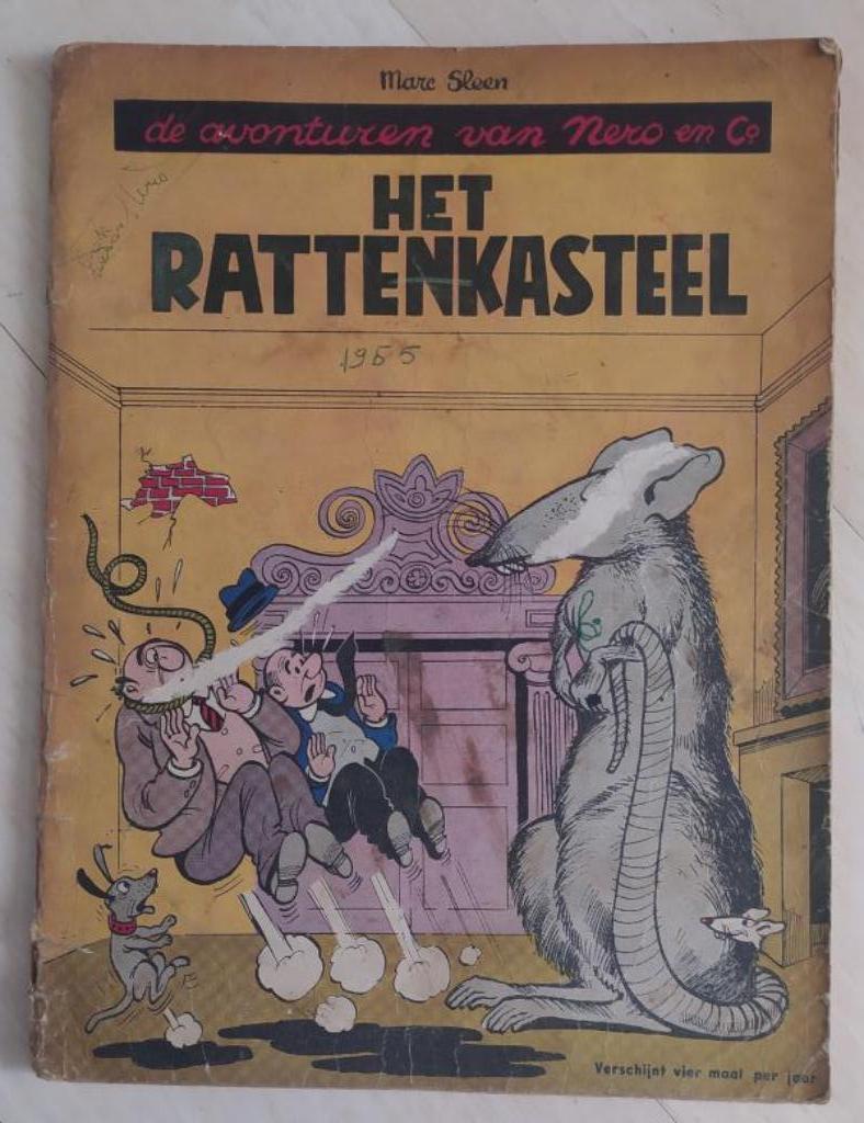 Nero - Het rattenkasteel (1955), Boeken, Stripverhalen, Ophalen of Verzenden