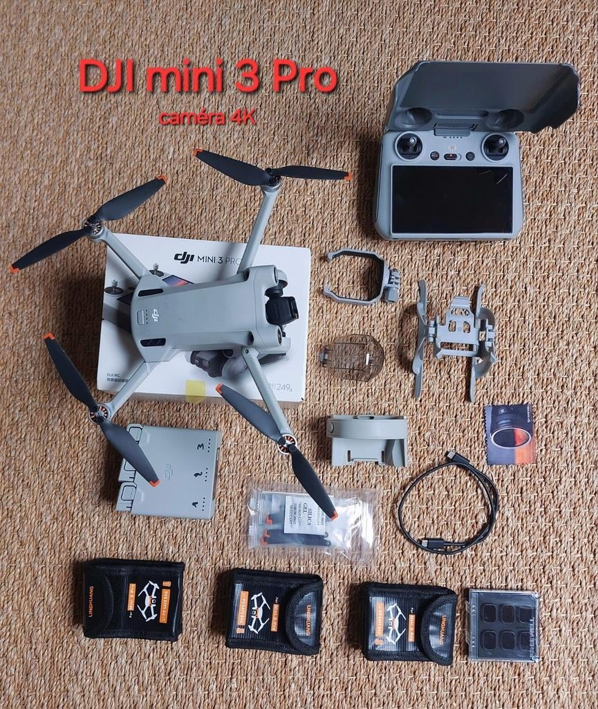 DJI Mini 3 Pro-drone, Audio, Tv en Foto, Drones, Ophalen of Verzenden, Zo goed als nieuw
