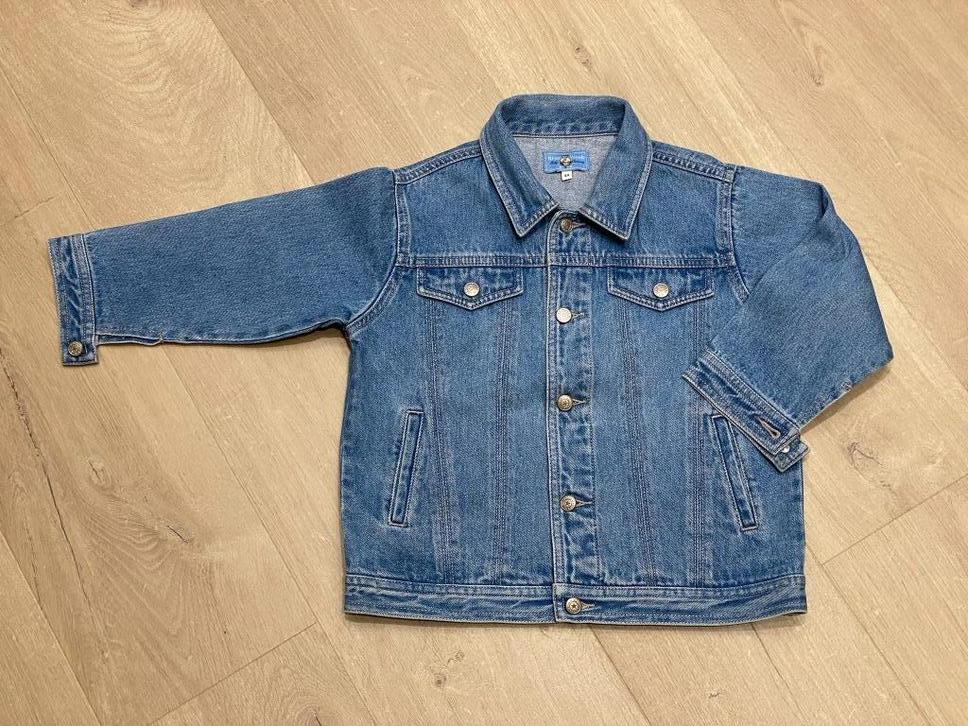 Jeansjasje River Woods, Kinderen en Baby's, Kinderkleding | Maat 104, Zo goed als nieuw, Jongen, Jas, Ophalen