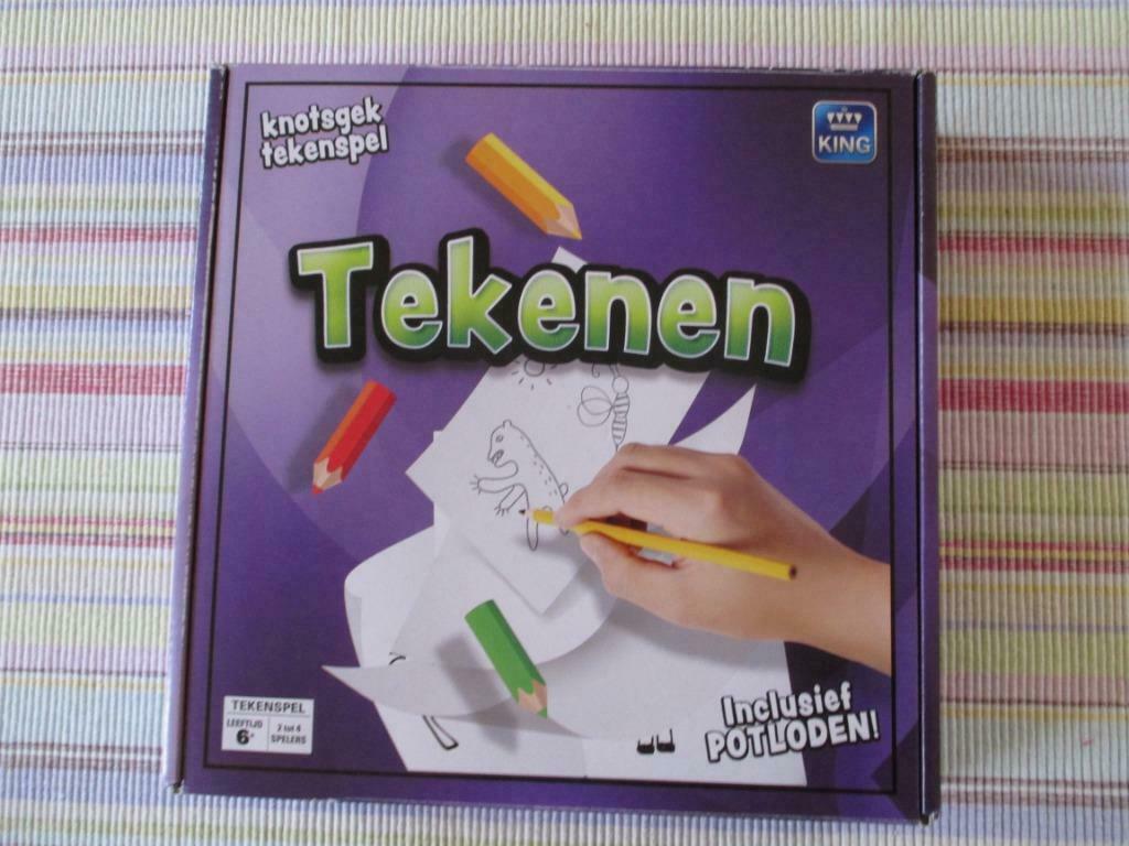 Knotsgek tekenspel, Ophalen of Verzenden, Zo goed als nieuw