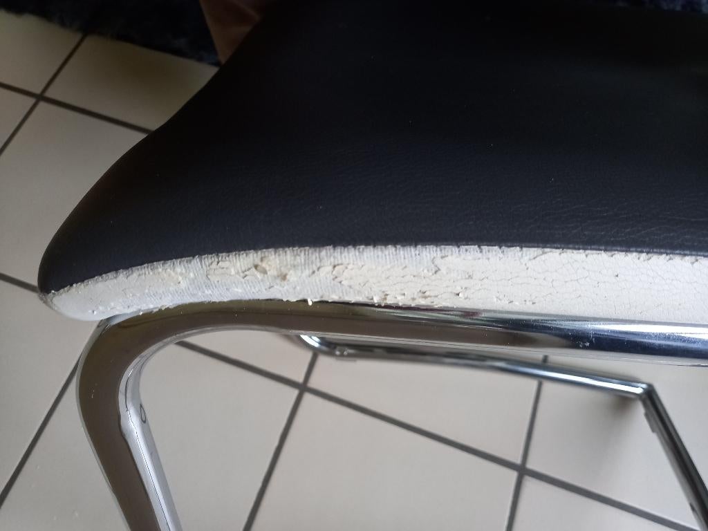 Chaise, Synthétique, Enlèvement, Utilisé, Blanc