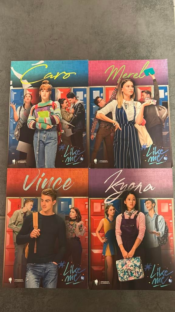 Boeken “#Like me” - Ketnet - Caro Merel Vince Kyona, Enlèvement ou Envoi, Comme neuf