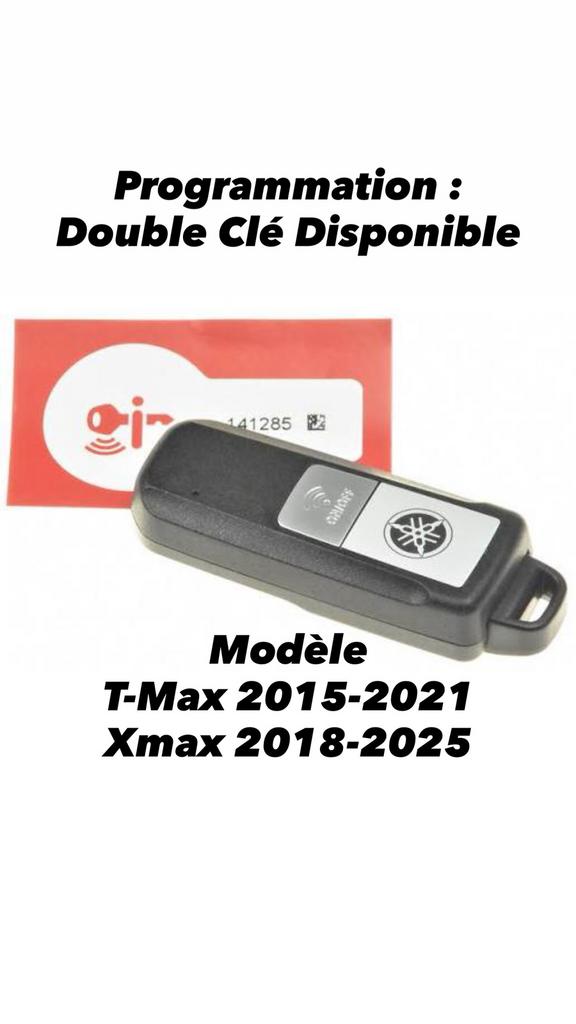 Double clés T max 2015-2021 + XMax 2018-2025 clé inclu, Maison & Meubles, Sonnettes, Comme neuf, Enlèvement