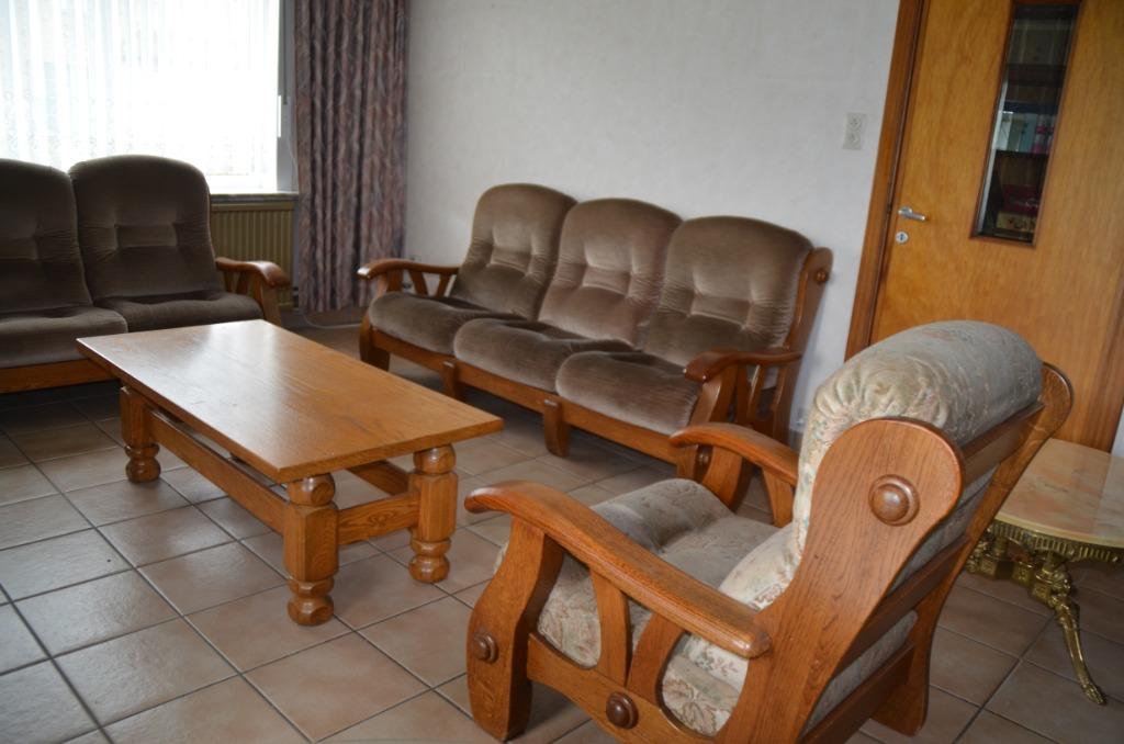 coin salon avec table basse, Maison & Meubles, Enlèvement, Utilisé, Tissus, Klassiek