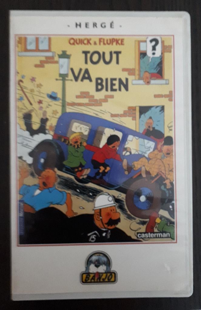 VHS Quick en Flupke, Verzamelen, Ophalen, Overige figuren, Zo goed als nieuw, Overige typen