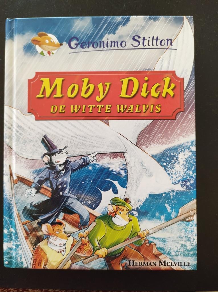 Boek Geronimo Stilton; Moby Dick, de witte walvis; nieuw, Boeken, Herman Melville; Geronimo Stilton, Nieuw, Ophalen of Verzenden
