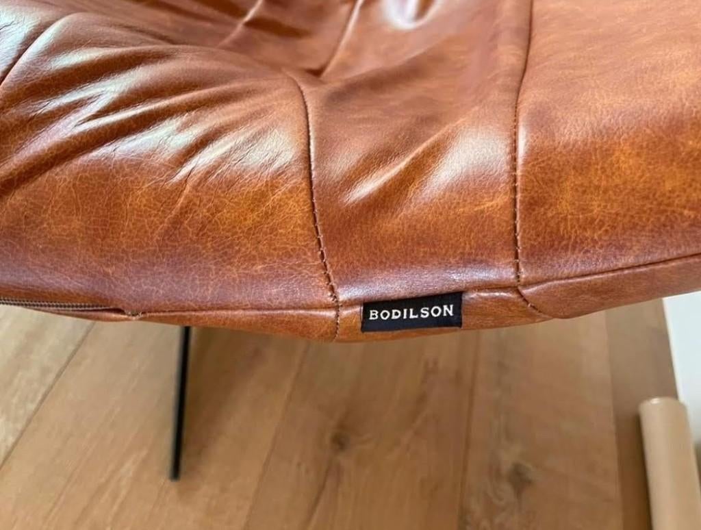 2x relaxzetel leder : Merk Bodilson, 75 à 100 cm, Comme neuf, Enlèvement, 75 à 100 cm