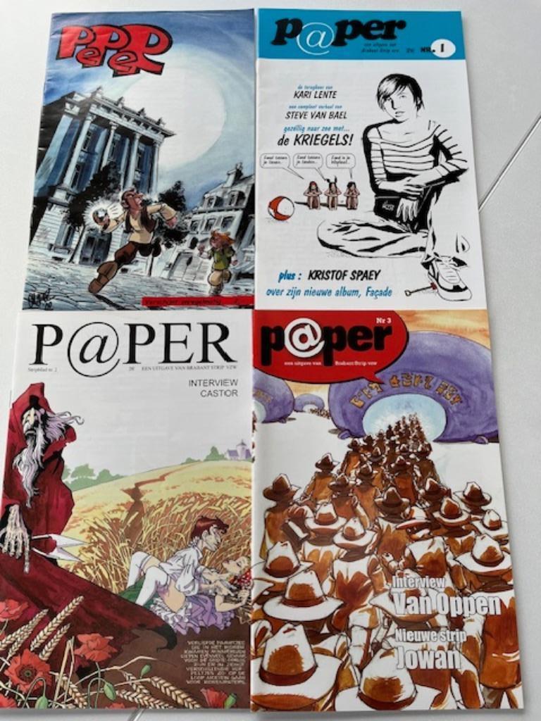 Strip tijdschrift P@per -Brabant Strip Magazine- volledig, Boeken, Complete serie of reeks, Ophalen of Verzenden, Zo goed als nieuw