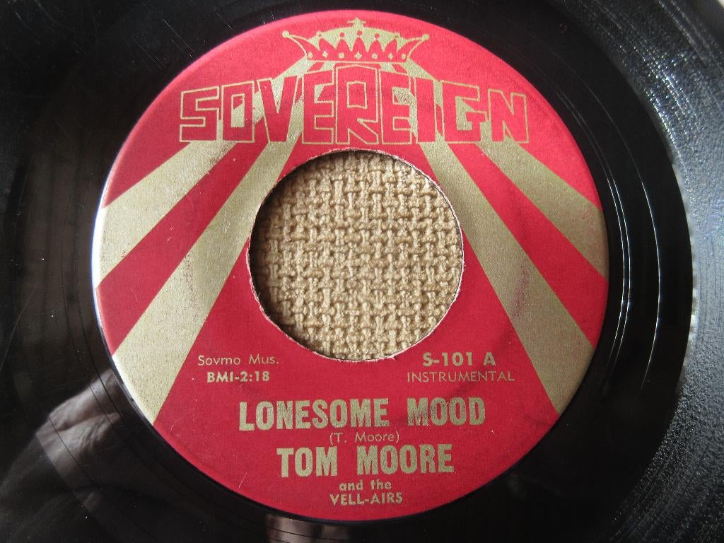 Tom Moore And The Vell-Airs – Lonesome Mood / Work it!, Ophalen of Verzenden, Gebruikt, R&B en Soul