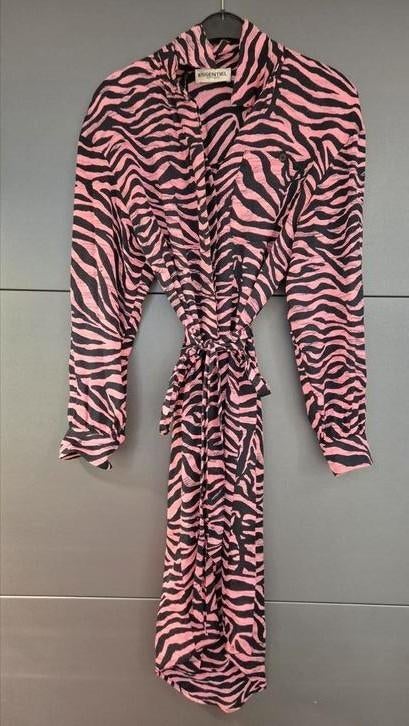 Essentiel Antwerp roze/zwart zebra print jurk maat M, Vêtements | Femmes, Robes, Comme neuf, Taille 38/40 (M), Noir, Enlèvement ou Envoi