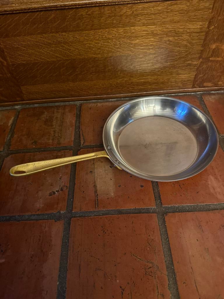 Cop R Chef koperen pan messing, Ophalen, Zo goed als nieuw