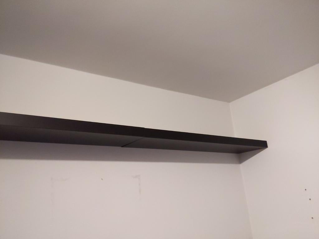 Étagère murale flottante noire Ikea Lack, Enlèvement, Comme neuf