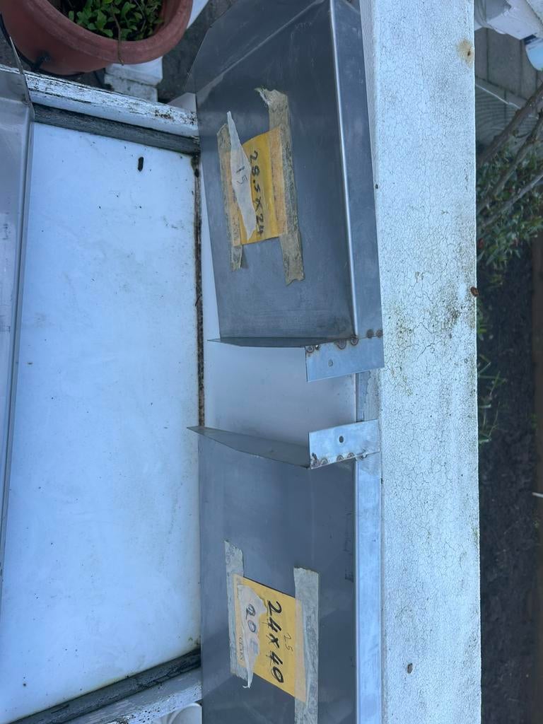 Inox vijver valwater, Ophalen, Zo goed als nieuw