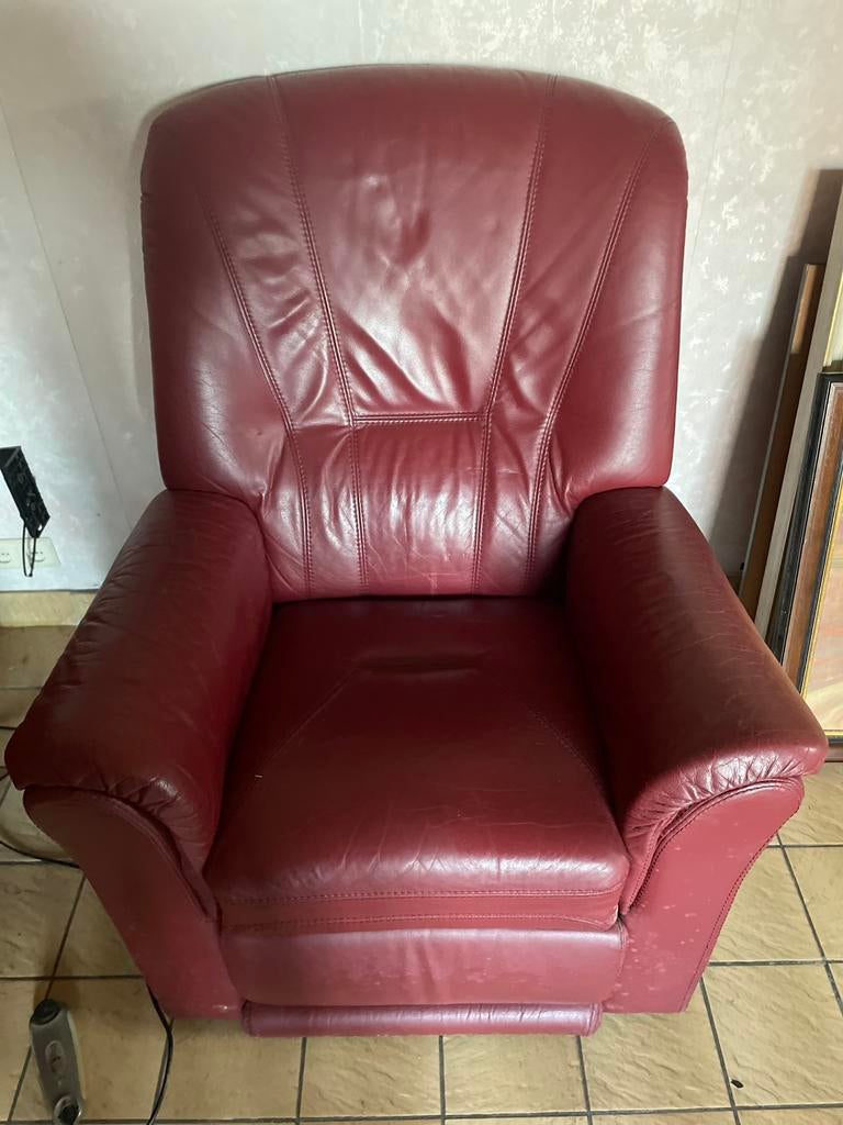 Elektrische relax zetel RELAXOR, Ophalen, Gebruikt, Eenpersoons, Leer