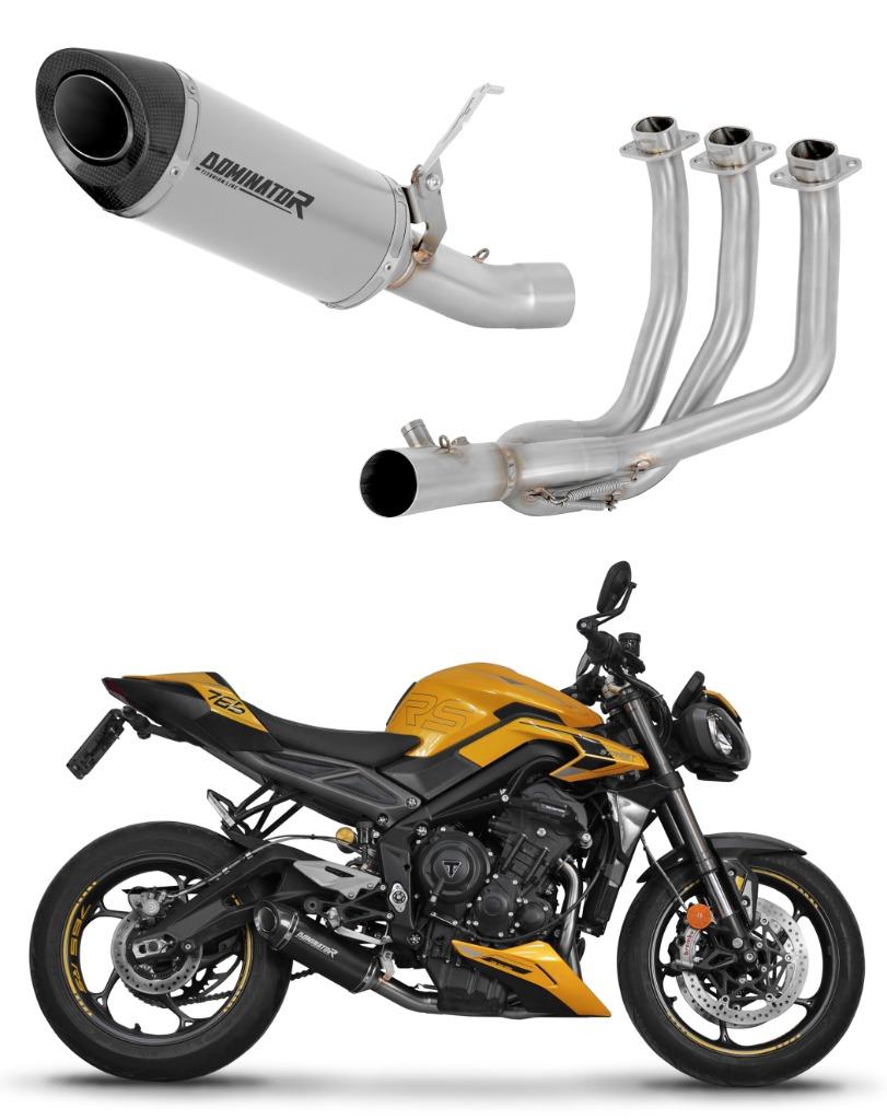 [DOMINATOR UITLAAT] Triumph Street Triple 765 2023–2025, Motoren, Verzenden, Nieuw
