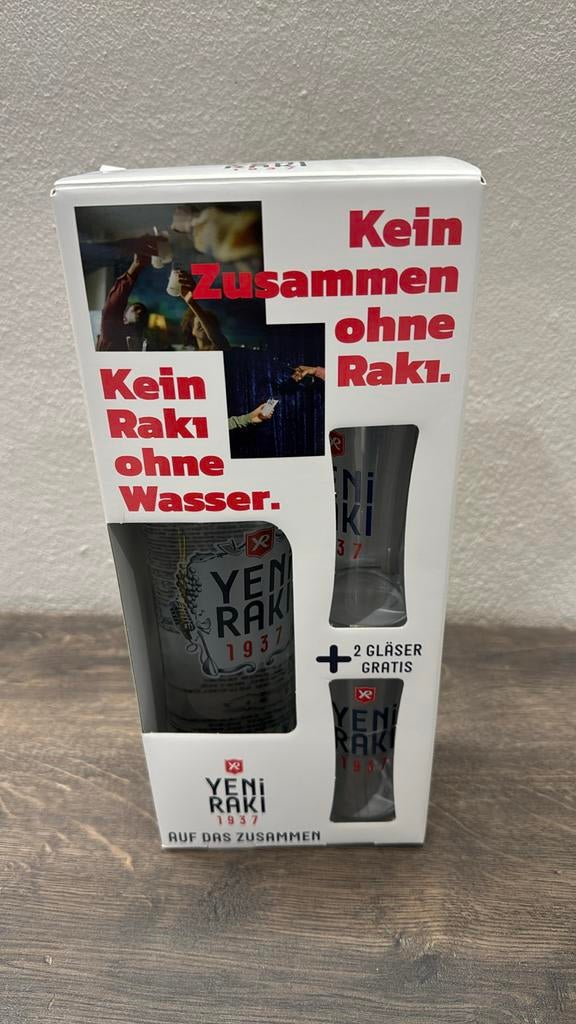 Raki 70cl met 2 glazen *** nieuw ***, Ophalen, Overige gebieden, Overige typen, Nieuw