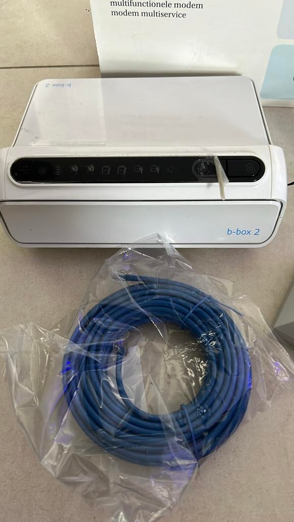 Modem Belgacom b-box 2, Gebruikt
