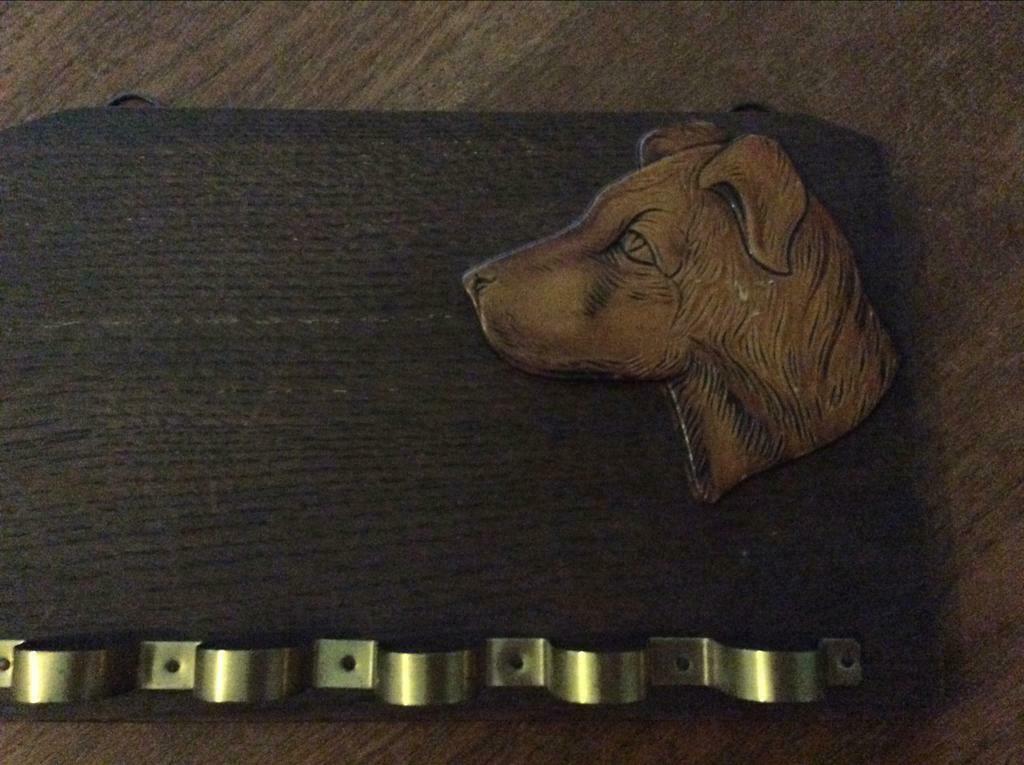 Oud pijpenrek  met hond .!, Antiek en Kunst, Ophalen of Verzenden
