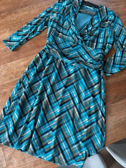 Jurk Esprit maat L, Kleding | Dames, Jurken, Blauw, Maat 42/44 (L), Ophalen of Verzenden, Zo goed als nieuw