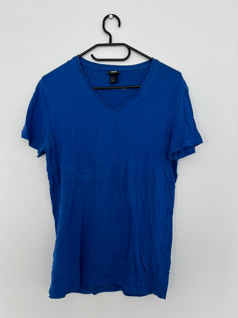 Chemise à col en V H&M, Vêtements | Hommes, T-shirts, Enlèvement ou Envoi, Porté, Taille 46 (S) ou plus petite, Bleu