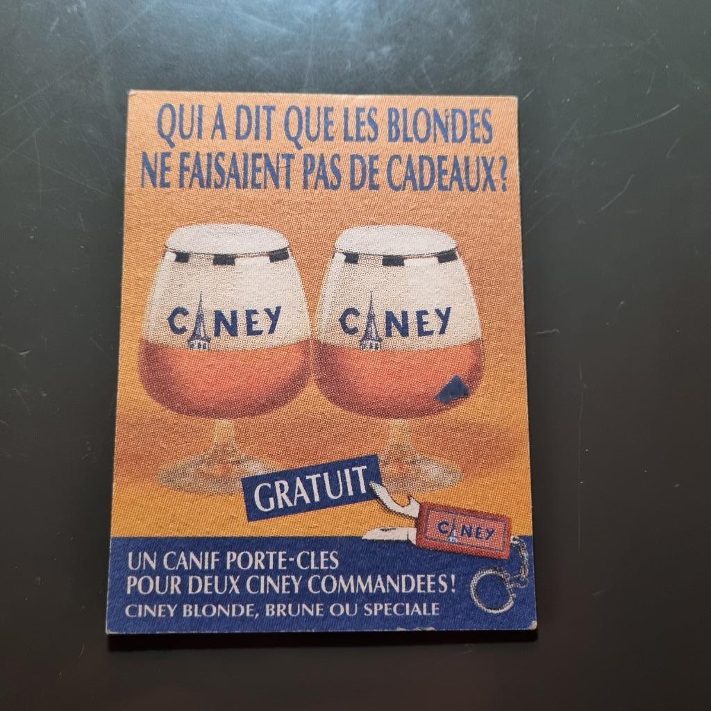 Sous Bock Ciney (modèle 17), Enlèvement ou Envoi, Utilisé, Sous-bock, Autres marques