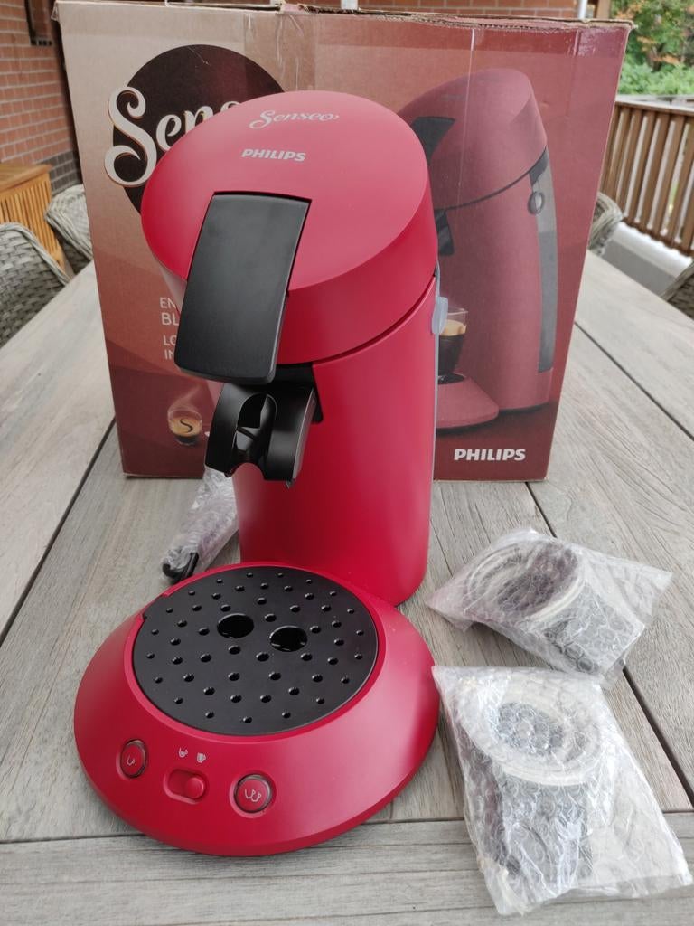 Senseo, Ophalen, 2 tot 4 kopjes, Koffiepads en cups, Afneembaar waterreservoir