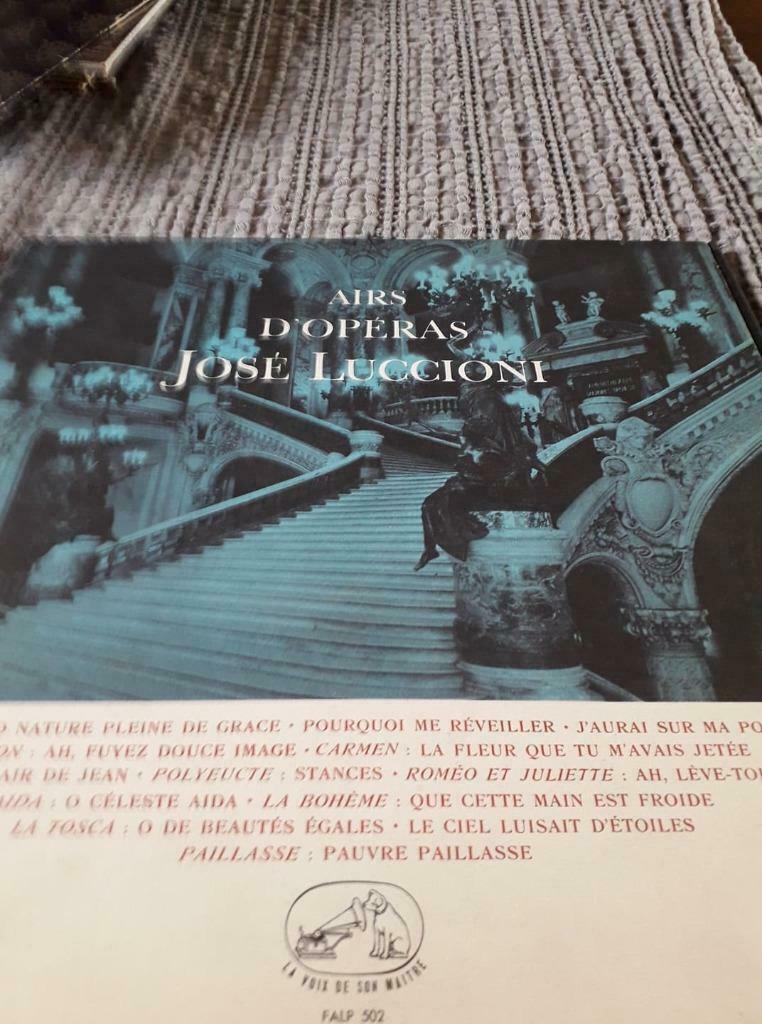VYNIL AIRS D'OPERAS JOSE LUCCIONI, CD & DVD, Vinyles | Autres Vinyles, Utilisé, Enlèvement ou Envoi