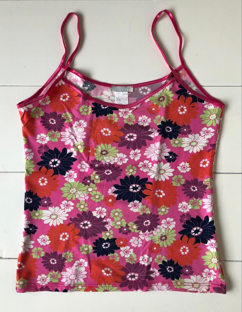 Top fleuri La Redoute taille 34, Sans manches, Enlèvement ou Envoi, Rose, La Redoute